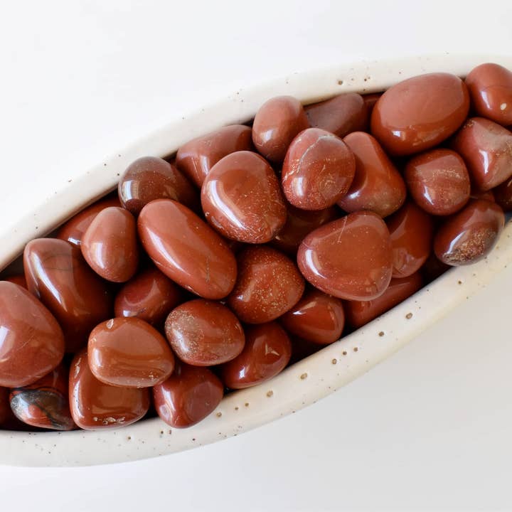 Soothing Crystals - Wholesale Spiritual Stone/Crystal - 1Pc Tumbled Stones | Red Jasper | Healing Tumbled Stones4
