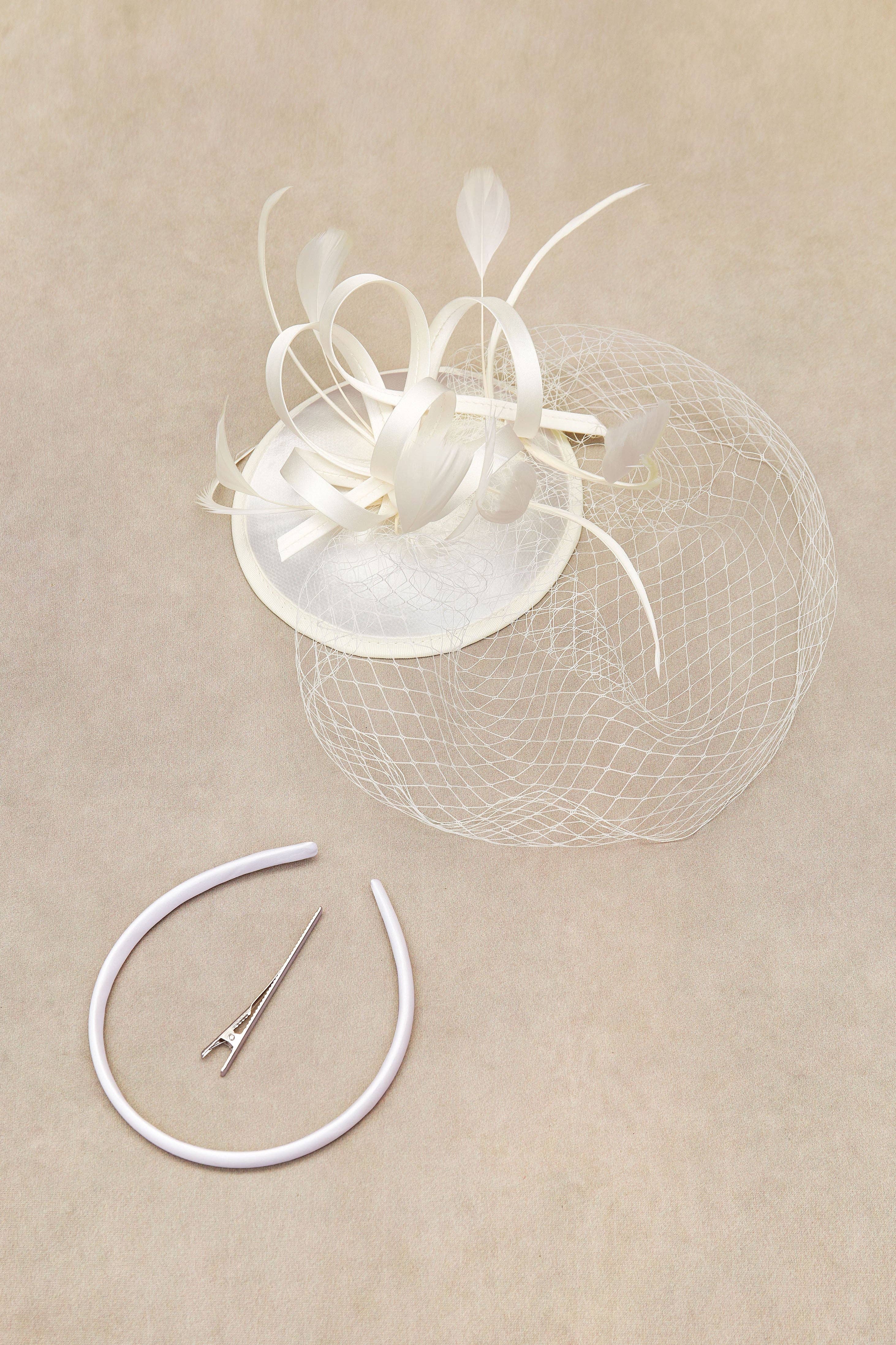 BABEYOND - Wholesale Fascinator Hat - Women's - Vintage Pillbox Veil Cocktail Fascinator7