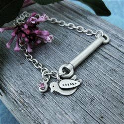 Luxe Design Jewellery - Wholesale Charm/Dangle Bracelet - Cylinder Urn Bracelet for Cremation Ashes5