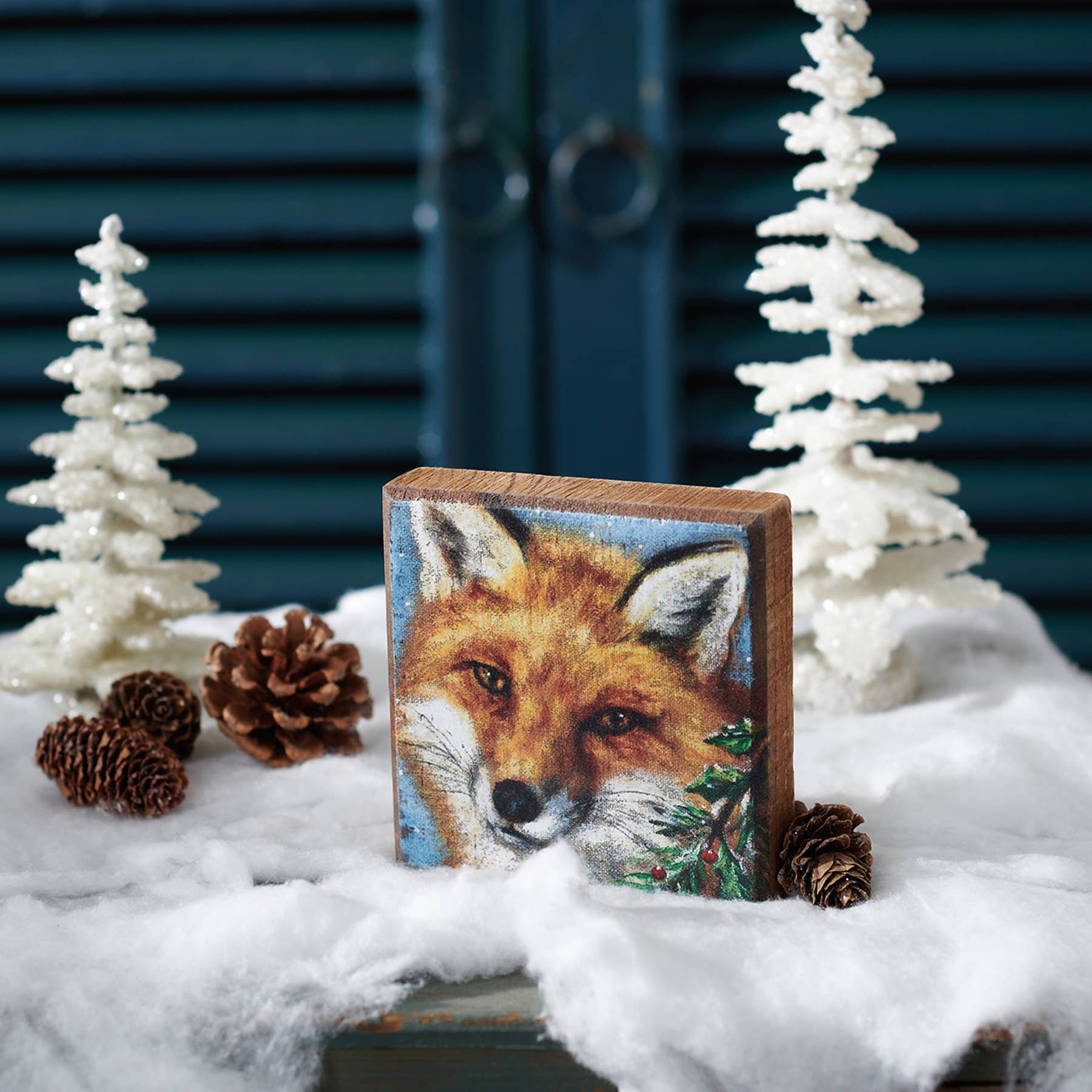 Primitives by Kathy - Wholesale Decorative Figurine - Fox Block Sign3