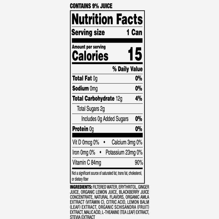 Heywell - Wholesale Sparkling Water - heywell calm + restore sparkling blackberry ginger - 12 pack3