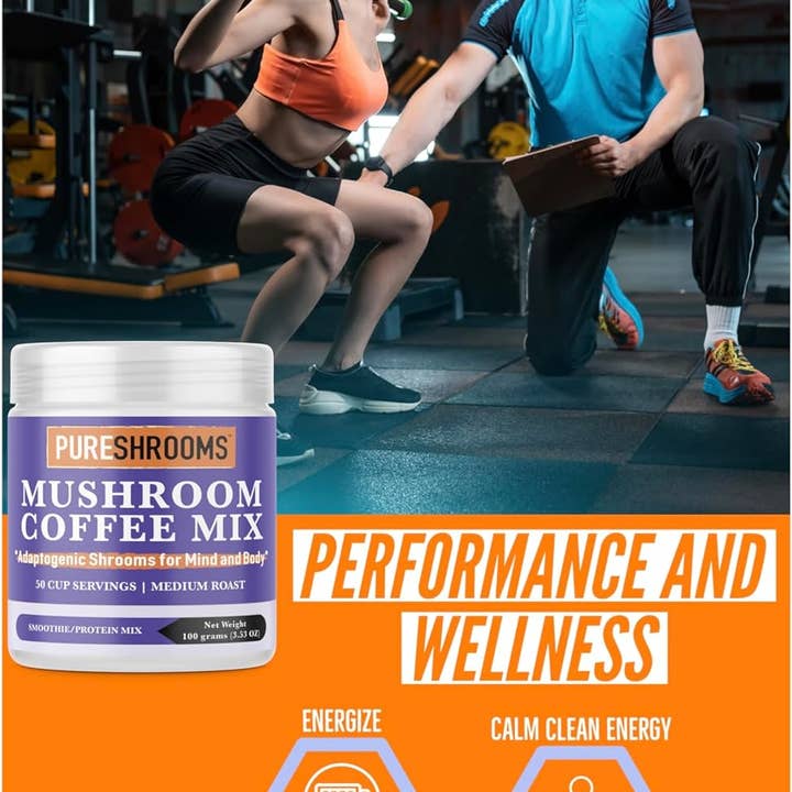 PureShrooms Inc. – wholesale Protein/superfood powder – PureShrooms Mushroom Coffee Superfood Blend 50 Servings2