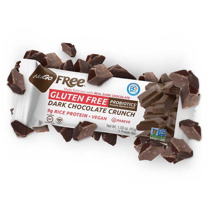 NuGo Nutrition - Wholesale Snack Bar - NuGo Free Dark Chocolate Crunch Protein Bar