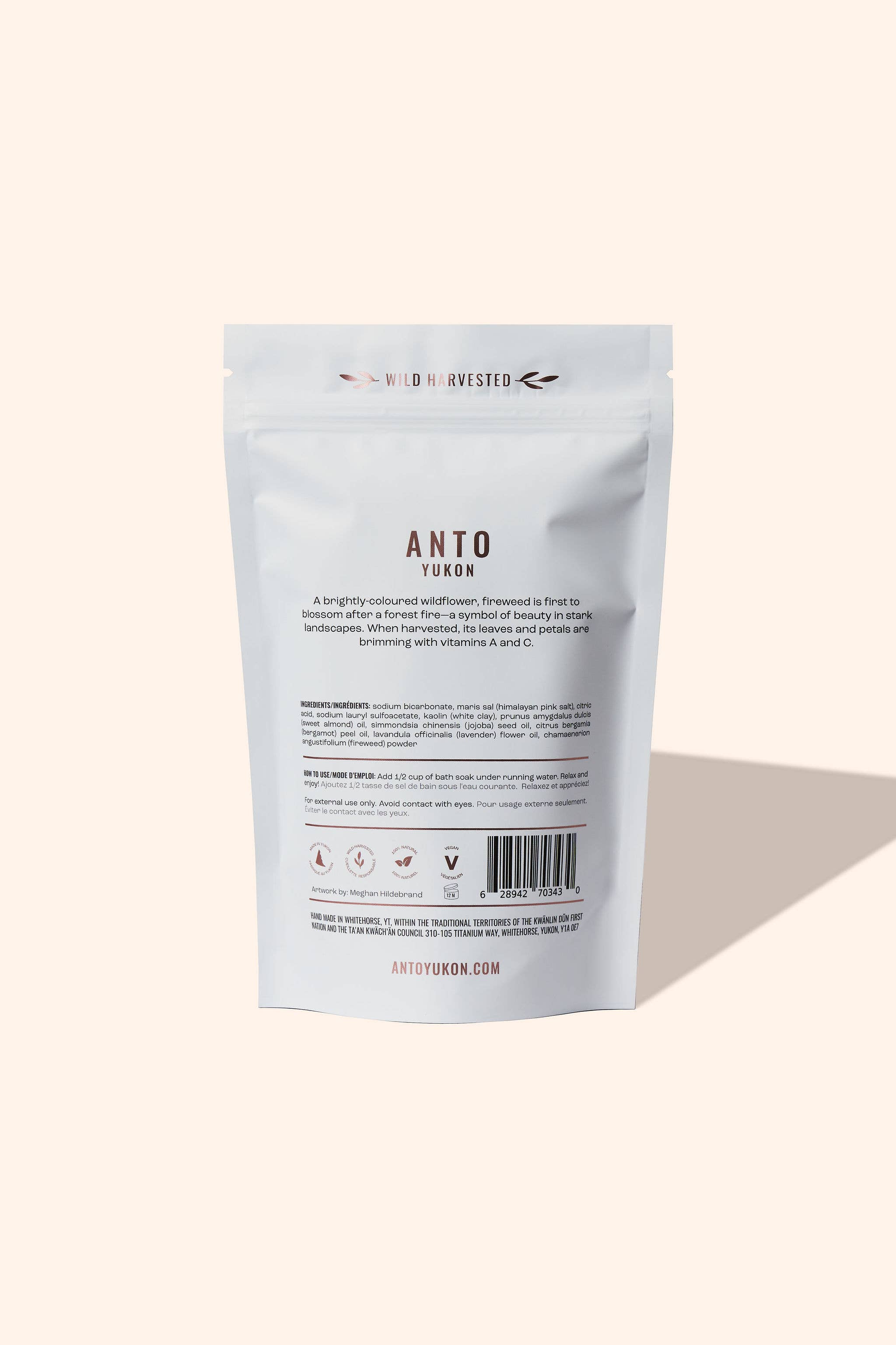 Anto Yukon - Wholesale Bath Soak/Milk - Foaming Fireweed Bath Soak8