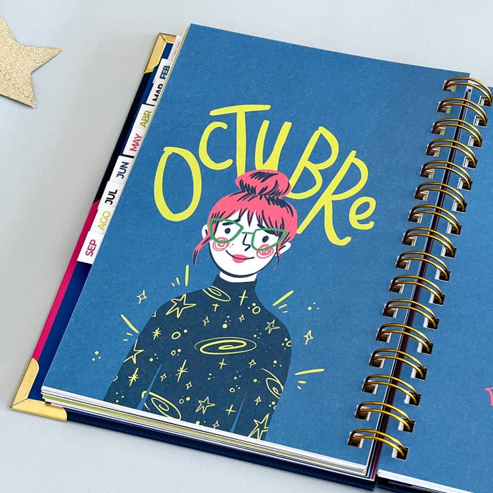 Pedrita Parker - Wholesale Planner - 2026 Agenda Week View - Shine Bright15