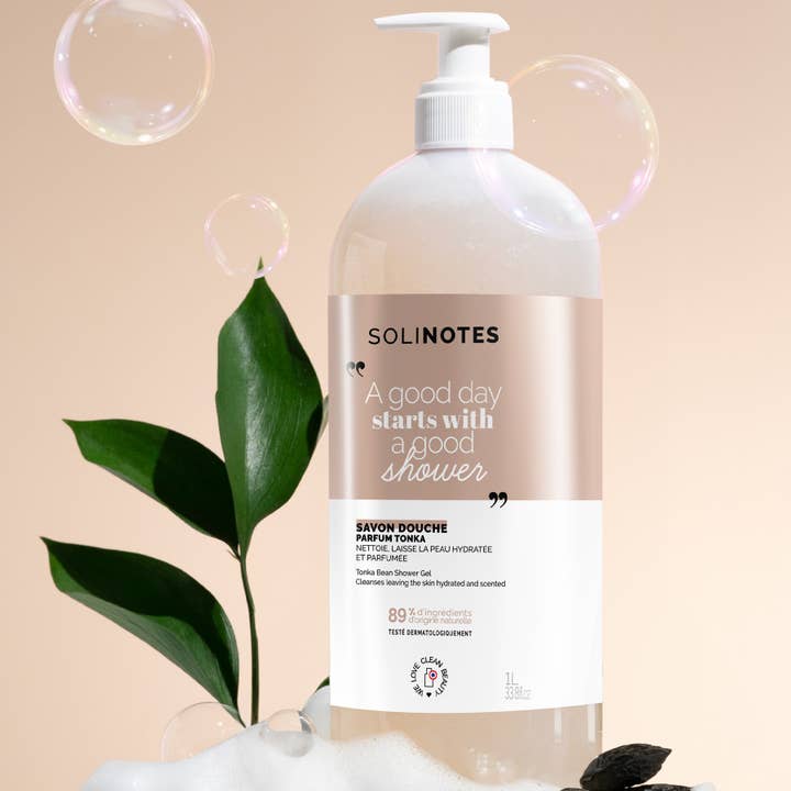 Tonka Shower Gel - 33.8oz - CLEAN BEAUTY for wholesale by Solinotes (US Stores) - Distributed by Scents of Europe