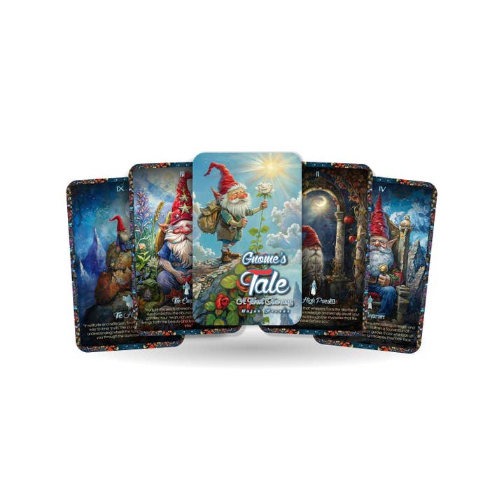 IBIZA TAROT - Vendita all'ingrosso Tarocchi - Viaggio dei Tarocchi del Racconto dello Gnomo - 22 Carte degli Arcani Maggiori