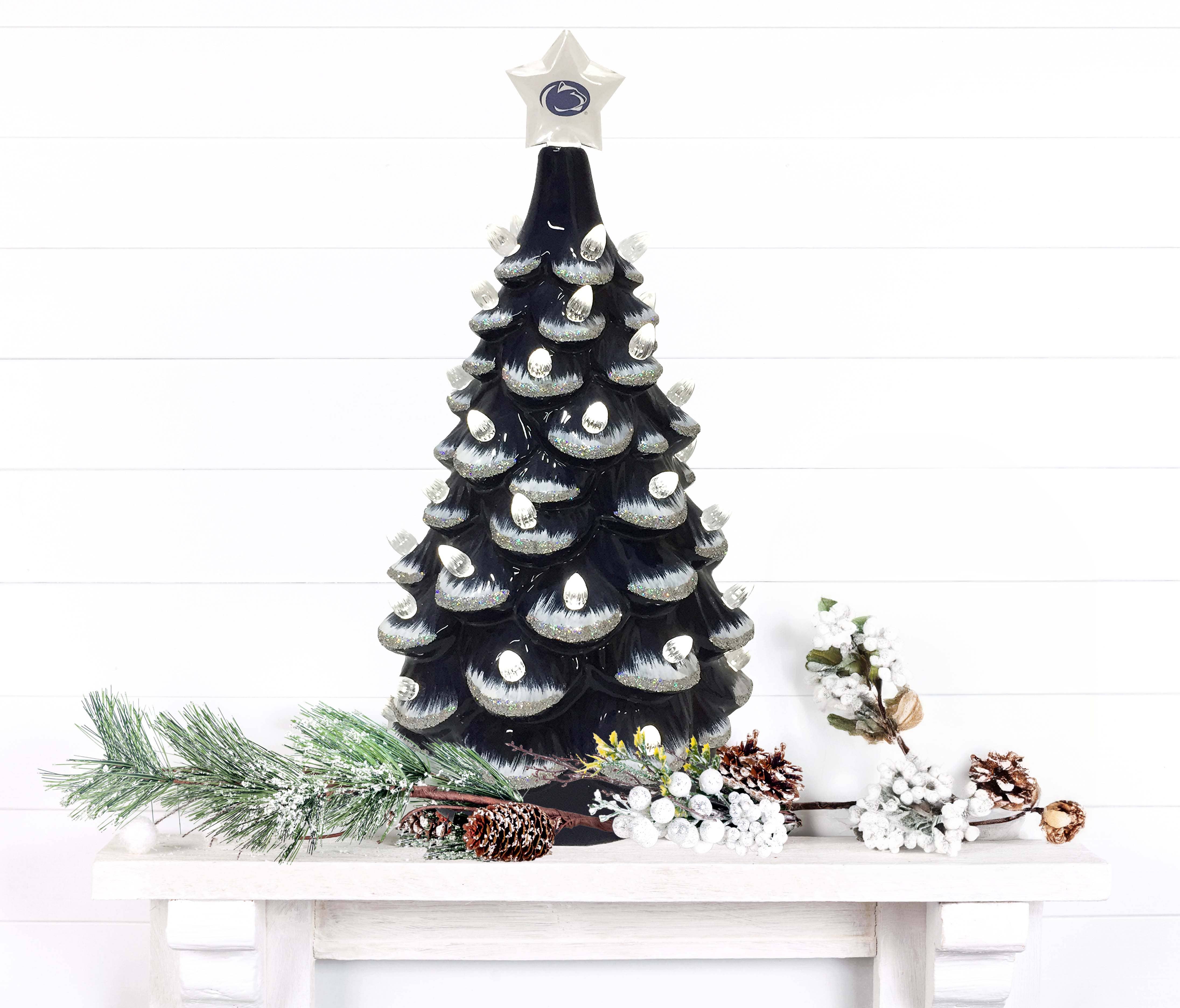 Santa’s Workshop Inc. - Wholesale Christmas Decoration - 14" Penn State Ceramic Tree2