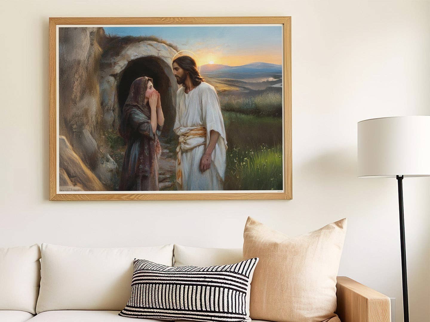 The Painted Gospel - Vendita all'ingrosso Stampa artistica - Il mio Redentore vive | Stampa d'Arte Fatta a Mano Firmata9