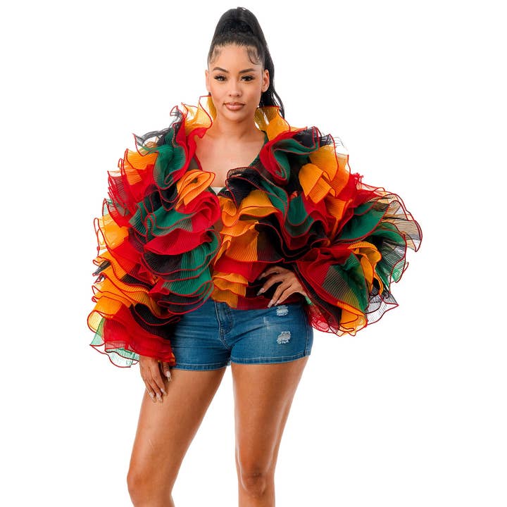 VIBRANT FLARE
TOP for wholesale by Esmeray Clothing