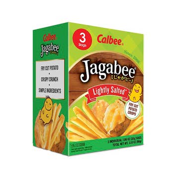 L&F Universal Goods - Wholesale Chips - Calbee Jagabee Lightly Salted 12/3.18OZ
