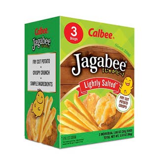 L&F Universal Goods - Wholesale Chips - Calbee Jagabee Lightly Salted 12/3.18OZ0