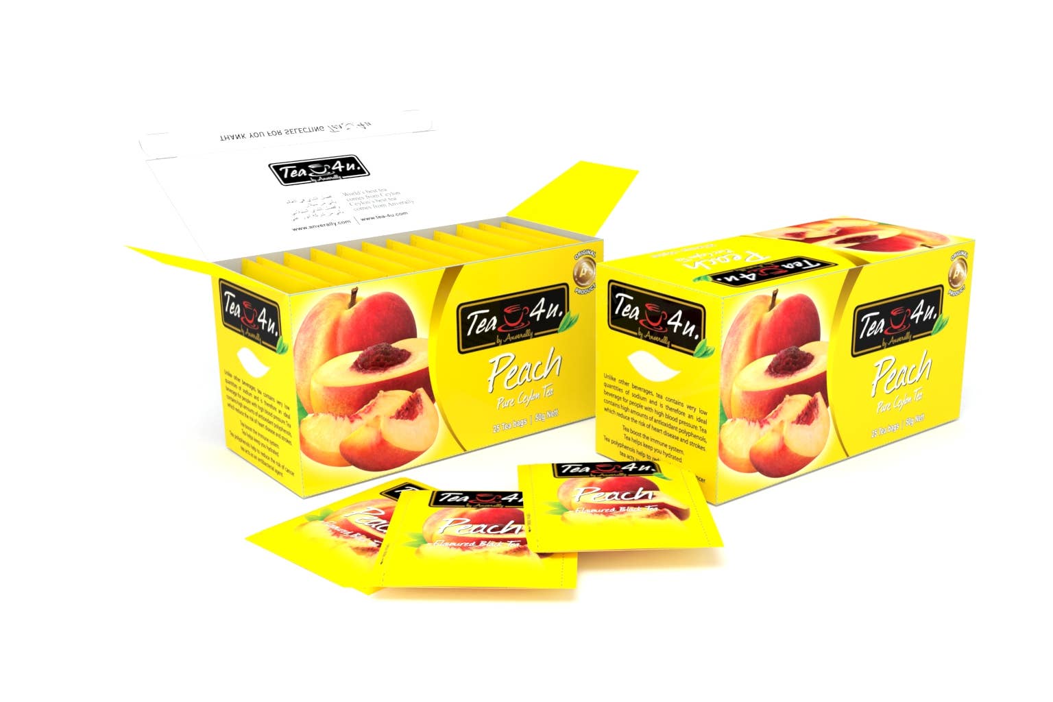 Tea4u – Engroshandel Teposer – Fersken sort te3