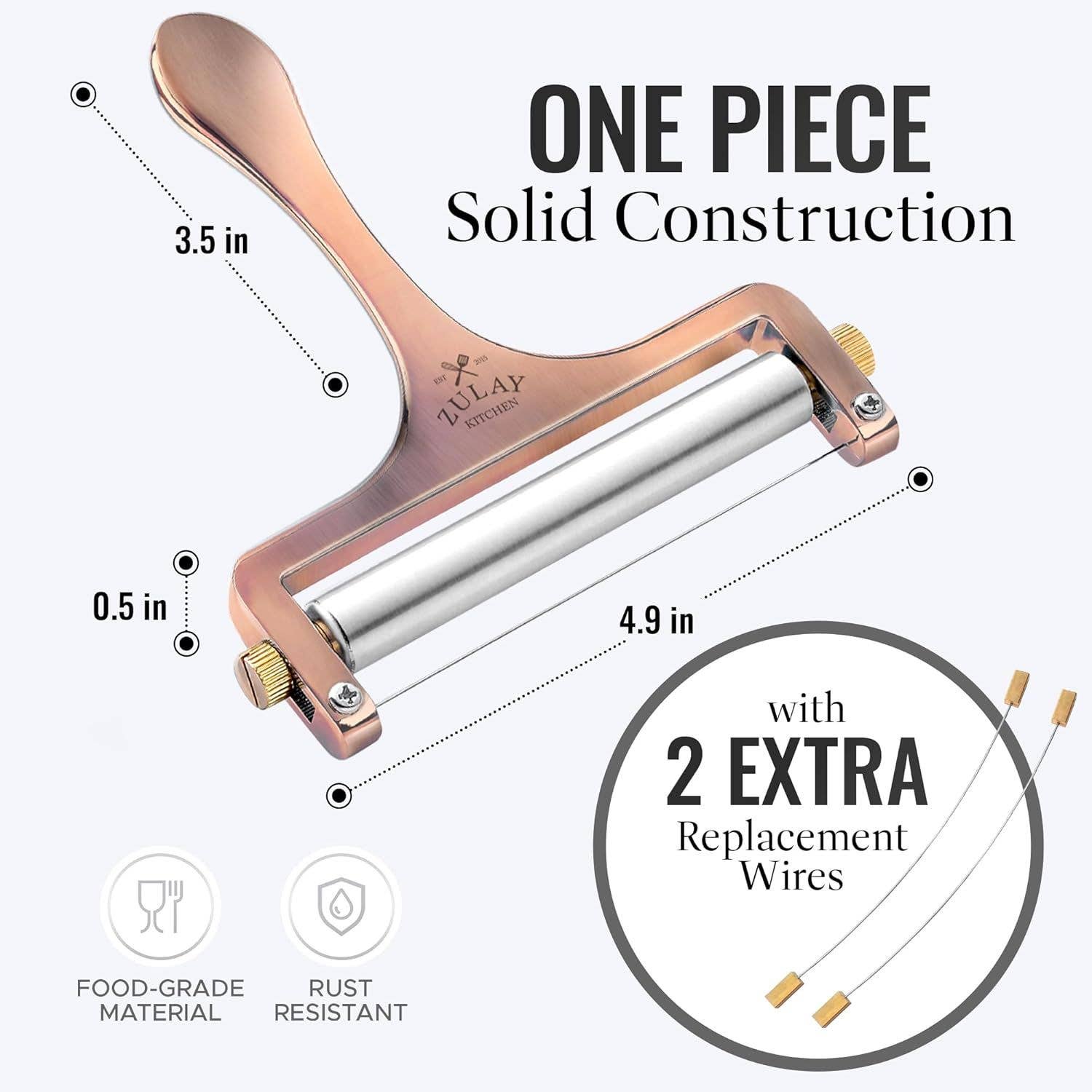 Zulay Kitchen - Wholesale Keukengereedschap/gadget - Draadkaassnijder met verstelbare dikte3