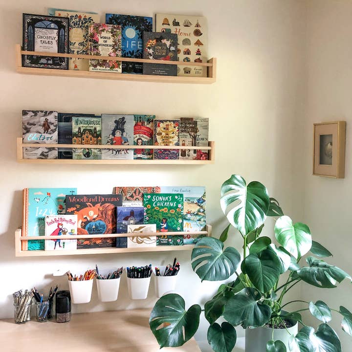 REMOVED BRAND - Wholesale Wall Mounted Shelf - Floating Shelf Nursery Shelf Bookshelf Wood Shelf