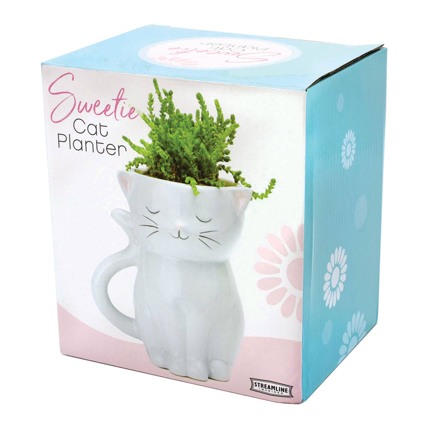 Streamline - Wholesale Plant Pot - Sweetie Cat Planter2