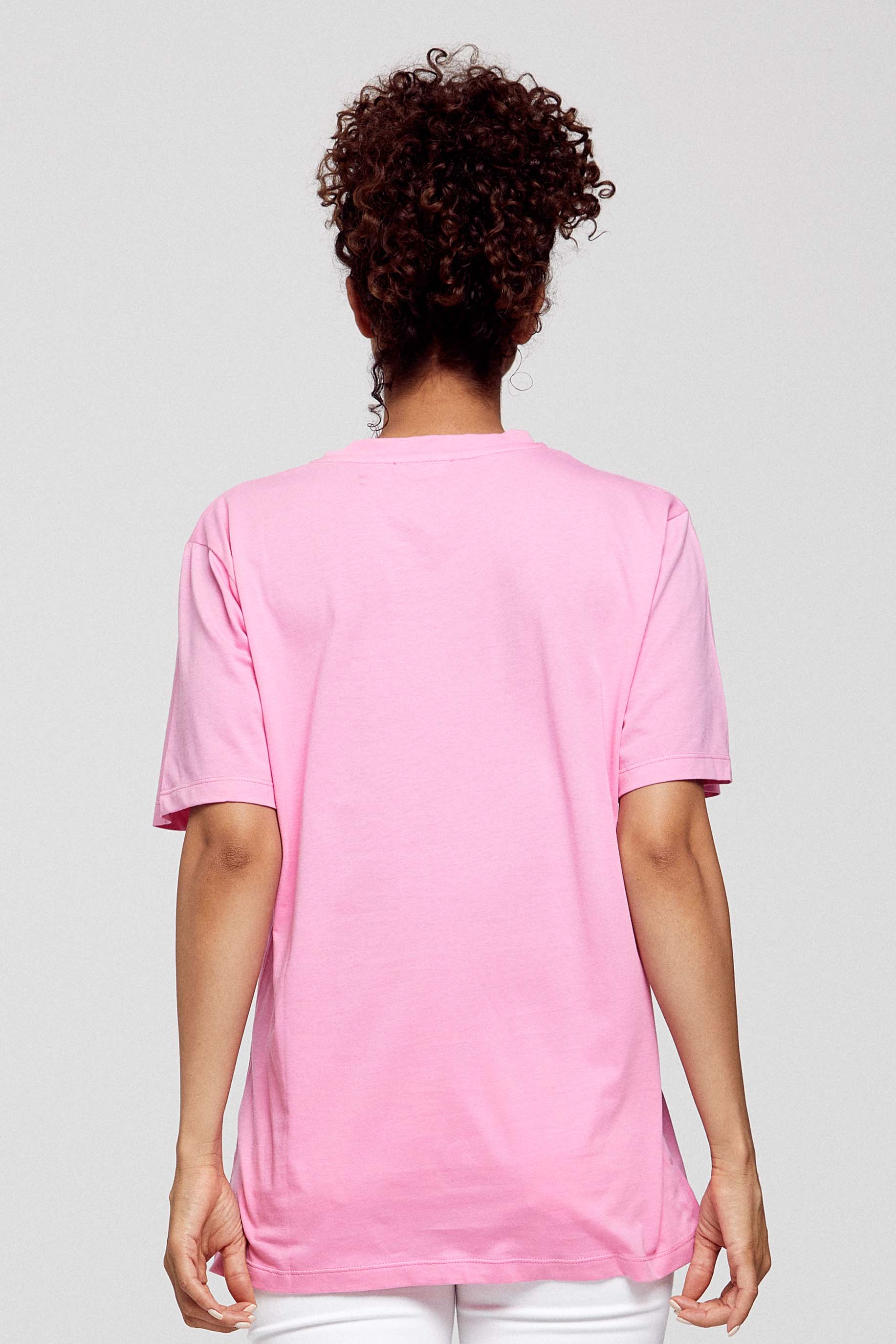 Unisex Pink Basic T-Shirt for wholesale on Faire1