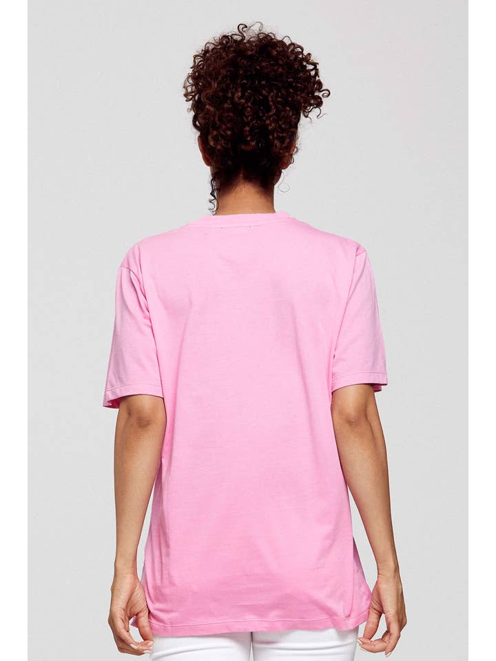 Unisex Pink Basic T-Shirt for wholesale on Faire1