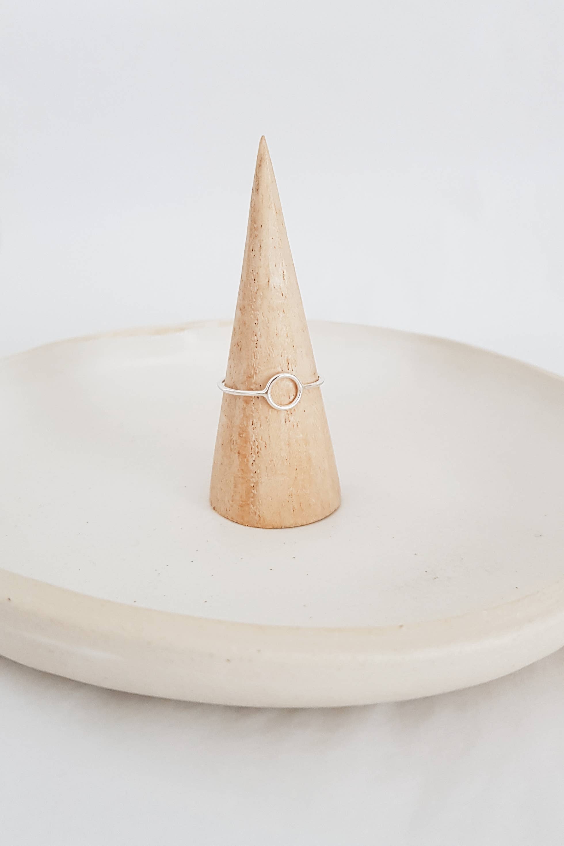 Fawn And Rose - Vendita all'ingrosso Anello midi/a fascia - Anello a cerchio in argento Sterling3