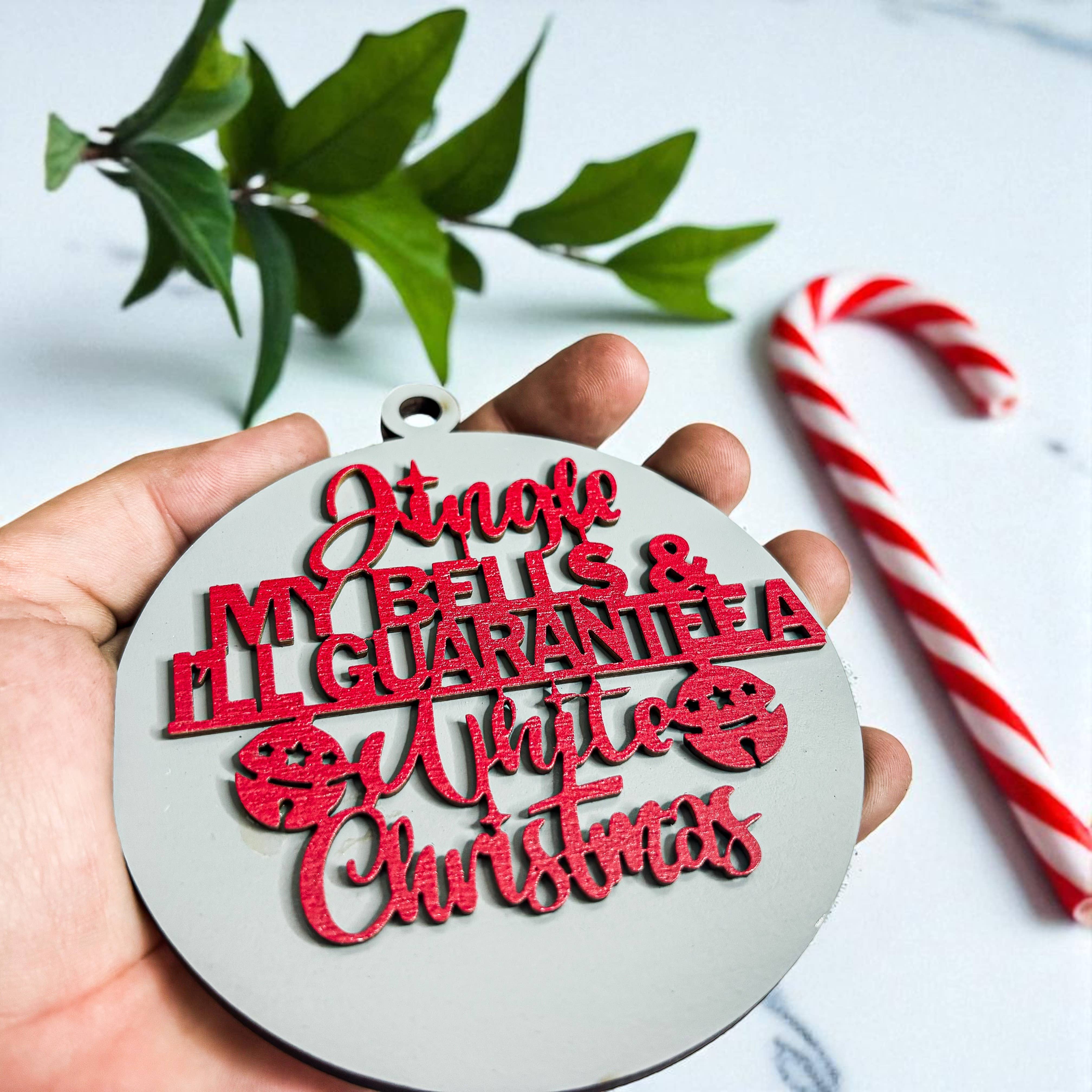 Gia Roma - Wholesale Ornament - Hanging Christmas Decor + Handmade Wooden Ornament Funny107