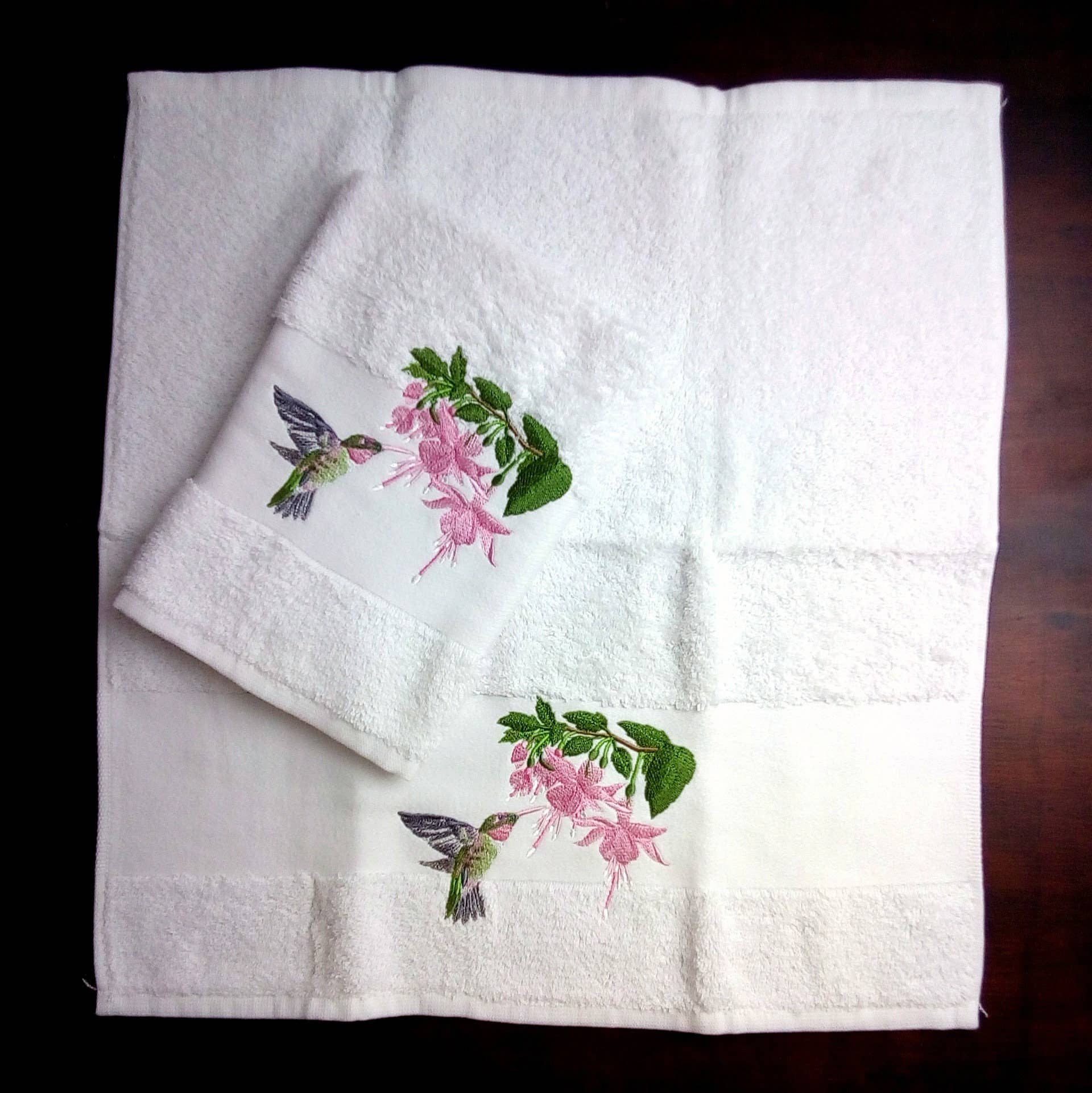 Nordlinen - Wholesale Tea Towel - Hummingbird Embroidery Towels For Face, Hand, Kitchen5