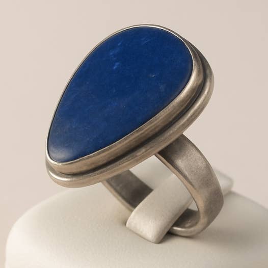 Australian doublet opal ring AAA 925 silver - Size 58 for wholesale by La Boîte à Cailloux