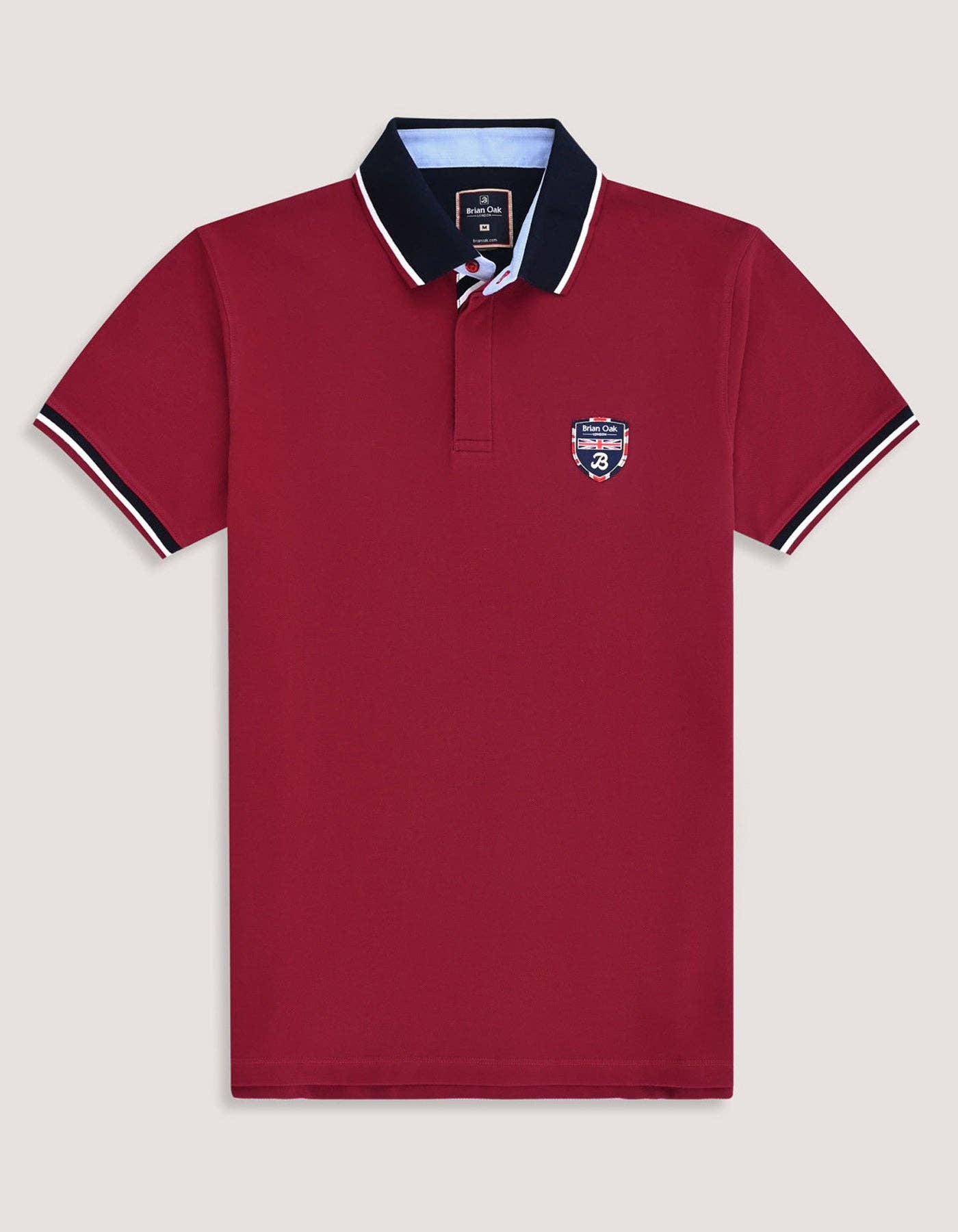 Brian Oak Limited - Wholesale Polo - Men's - Red Designer Polo Shirt3
