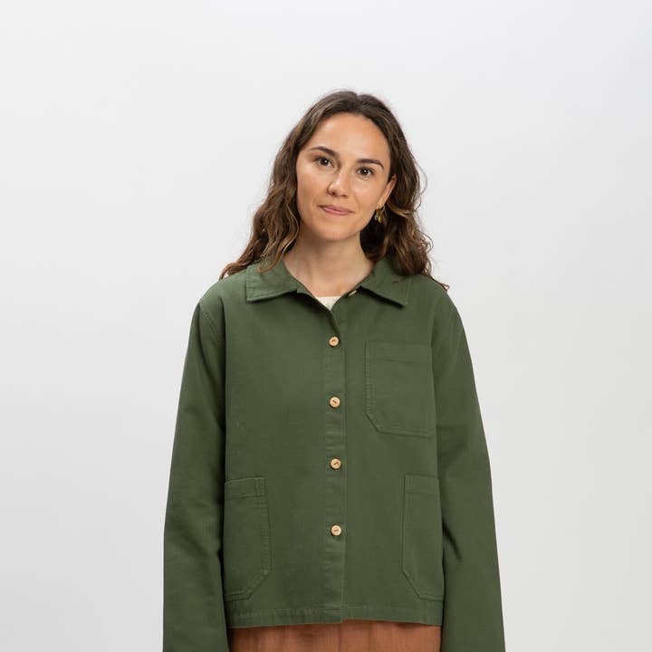 Twill klassisk jakke artiskok for engroshandel hos Matona