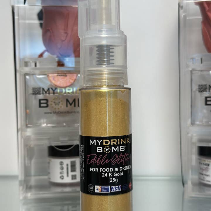 My Drink Bomb - Wholesale Cocktail Mix/Syrup - Edible Glitter Spray Nozzle - 25g2