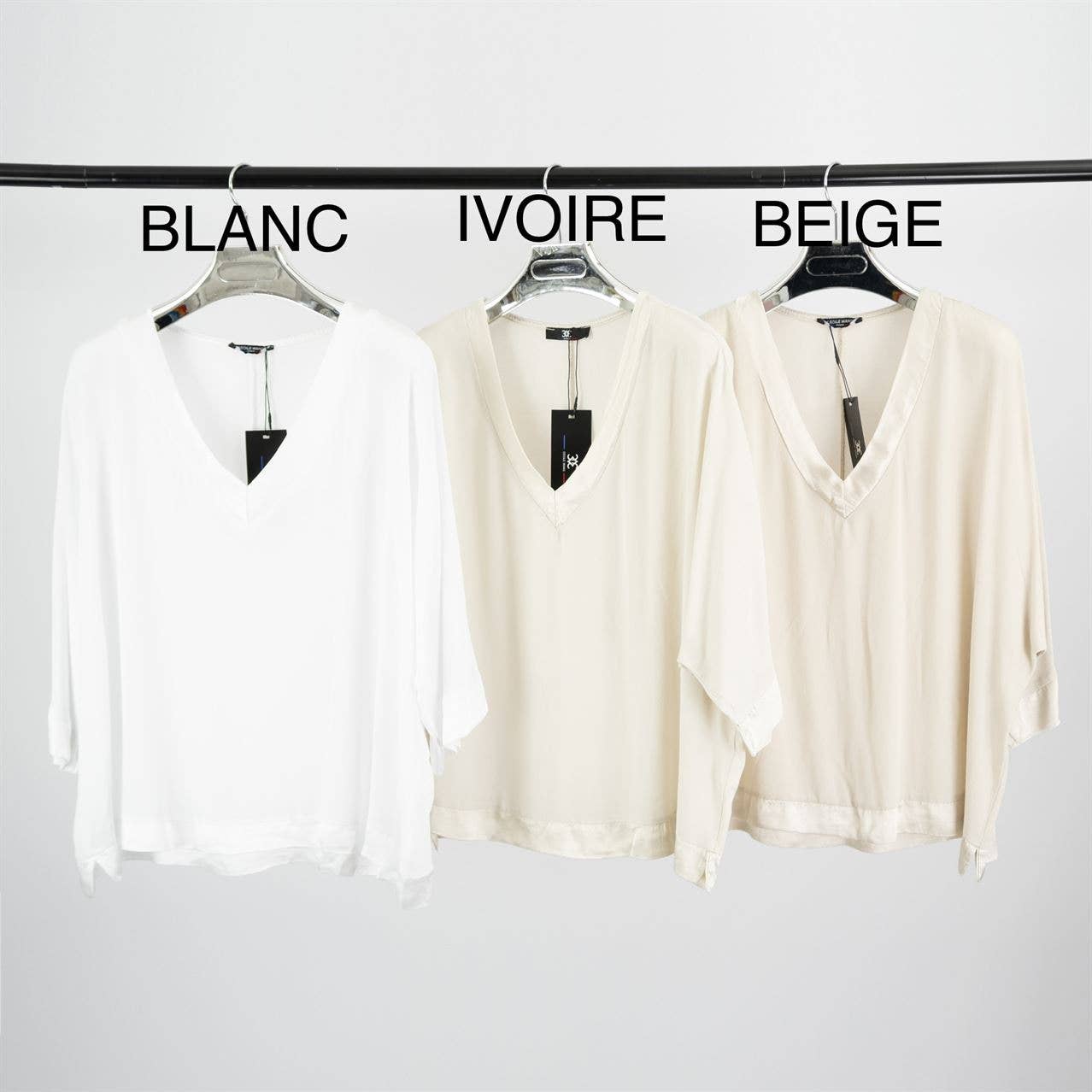 Cecile Wang - Wholesale Tunic - Women's - V-neck tunic YS217593