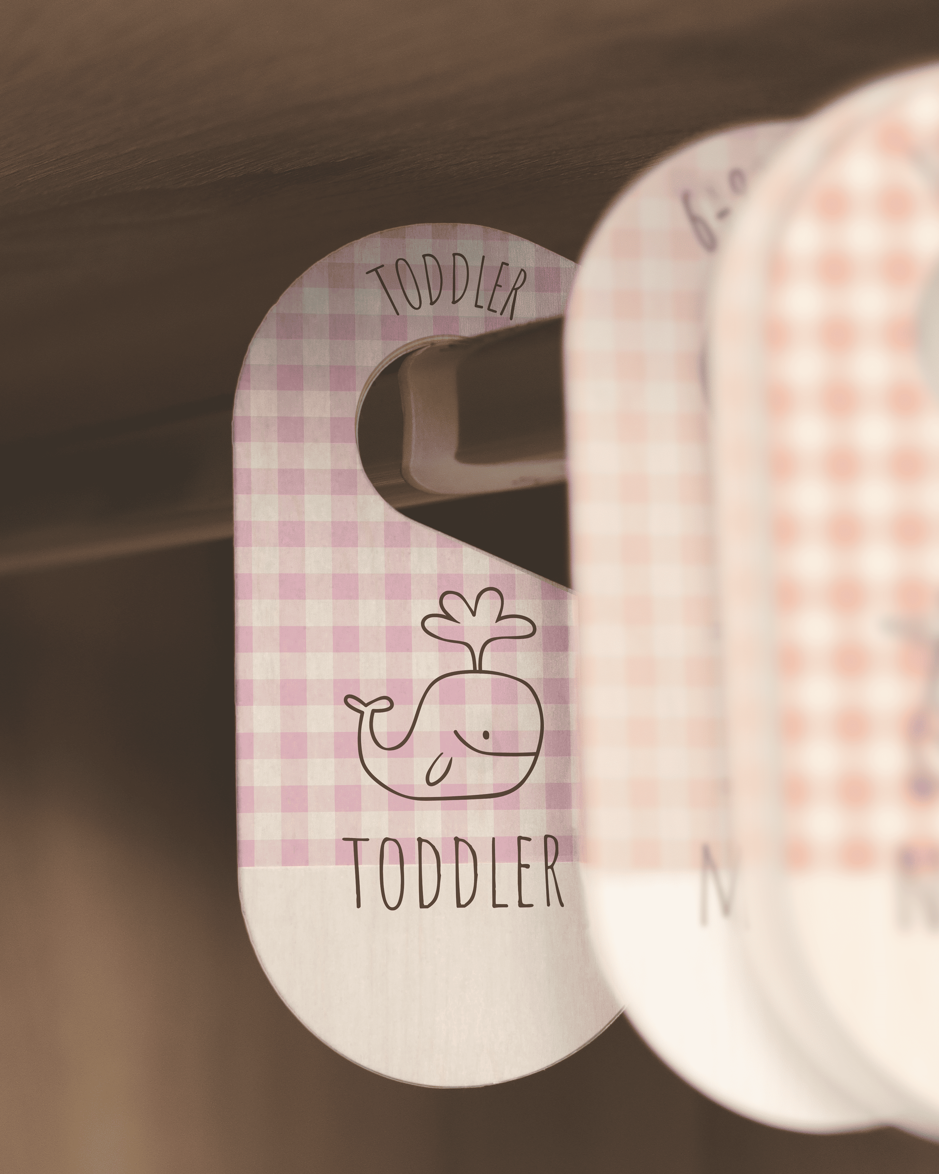 Leib Games - Wholesale Clothes hangers - Wooden Baby Closet Dividers, Baby Nursery Closet Organizers4