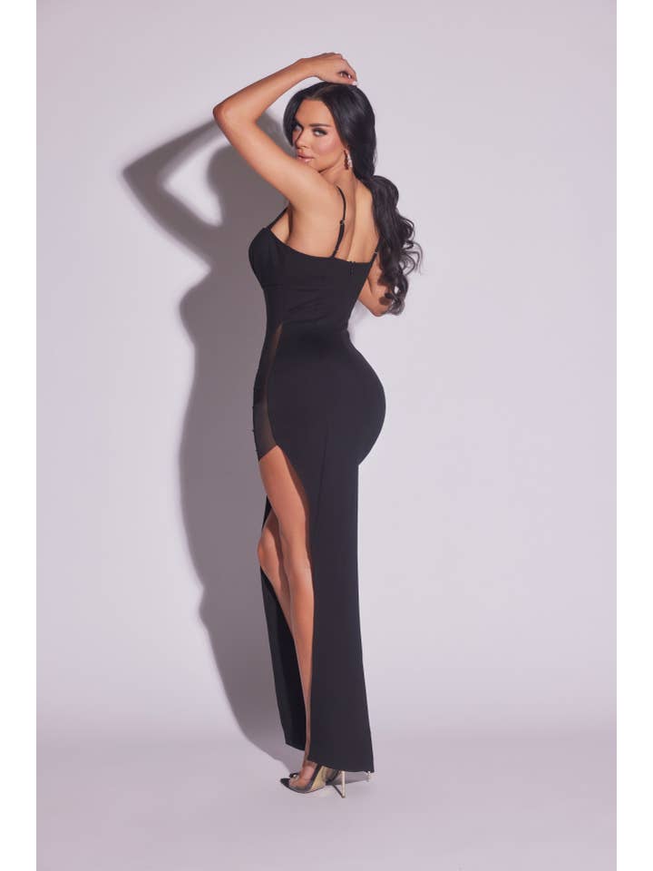 WFFS - Wholesale Dress - Women's - Seductive Elegance Maxi Dress2