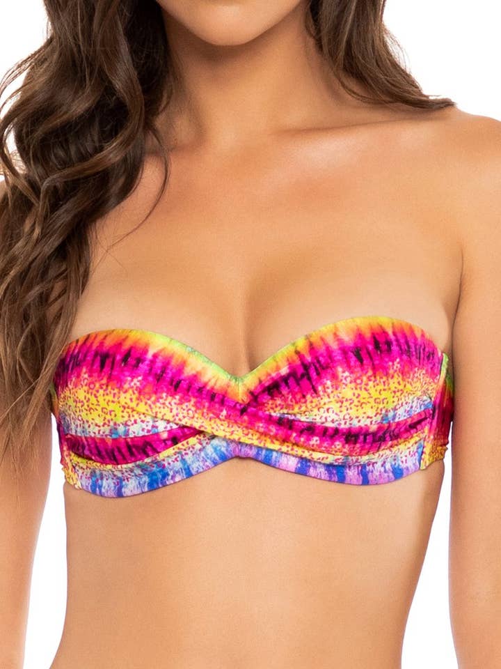 AFTERGLOW - Underwire Push Up Bandeau Top for wholesale by Luli Fama