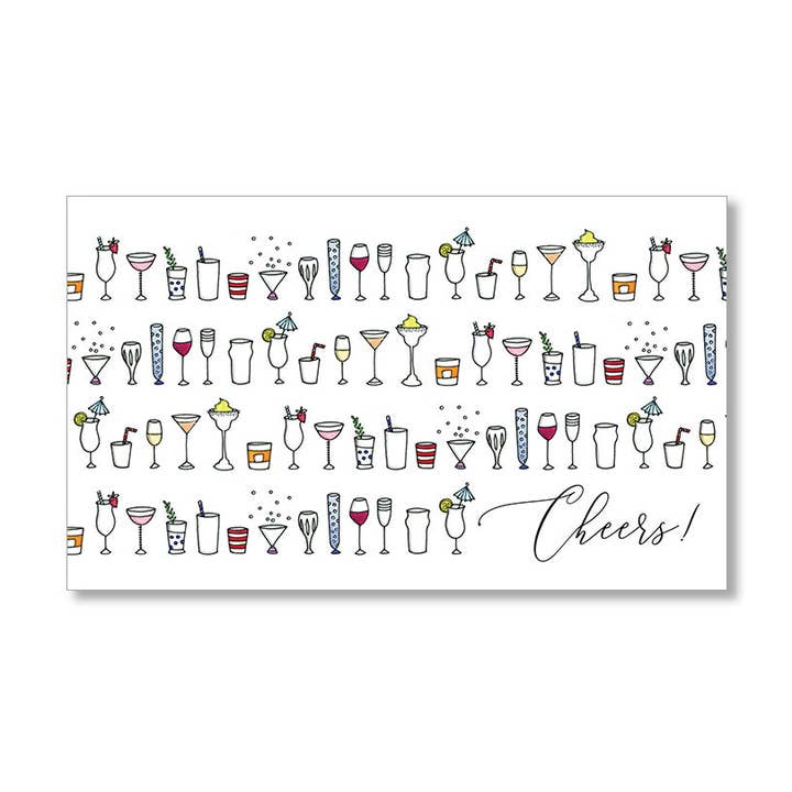 "COCKTAILS" GIFT TAGS for wholesale by LO in LONDON®