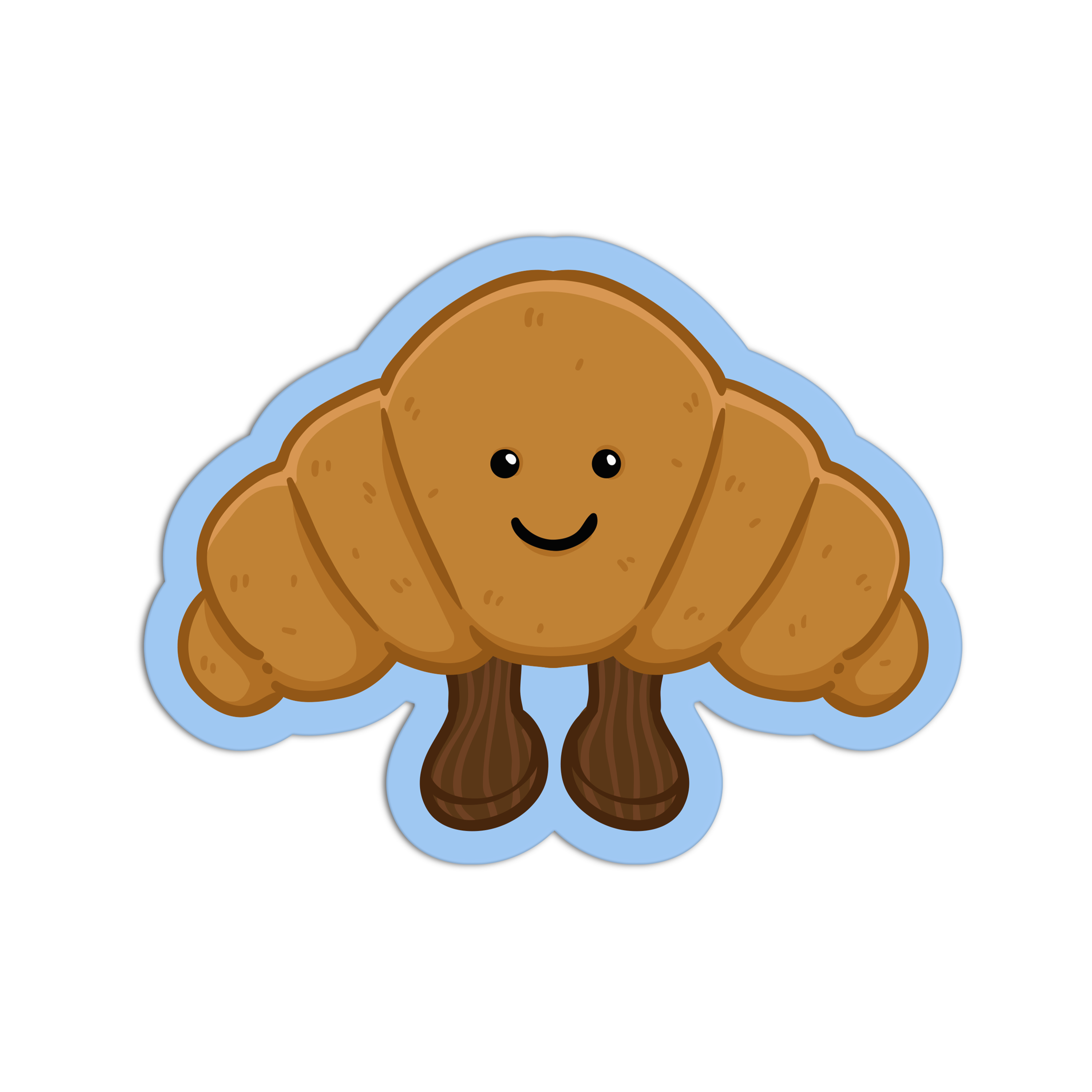 Girls Printing House – Engroshandel Klistermærke – Croissant Plyslegetøjs Klistermærker0