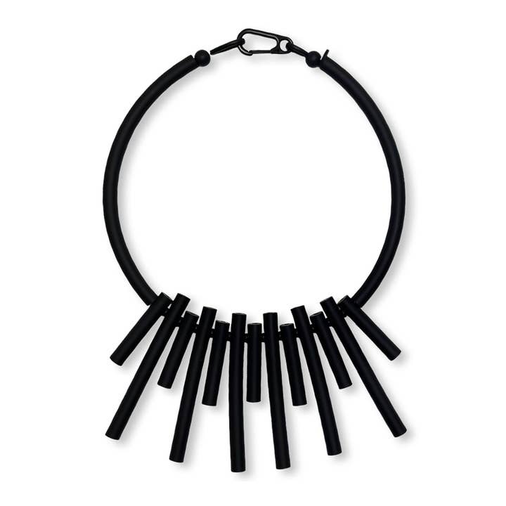 Collier en caoutchouc moderne. TWIG pour la vente par Frank Ideas