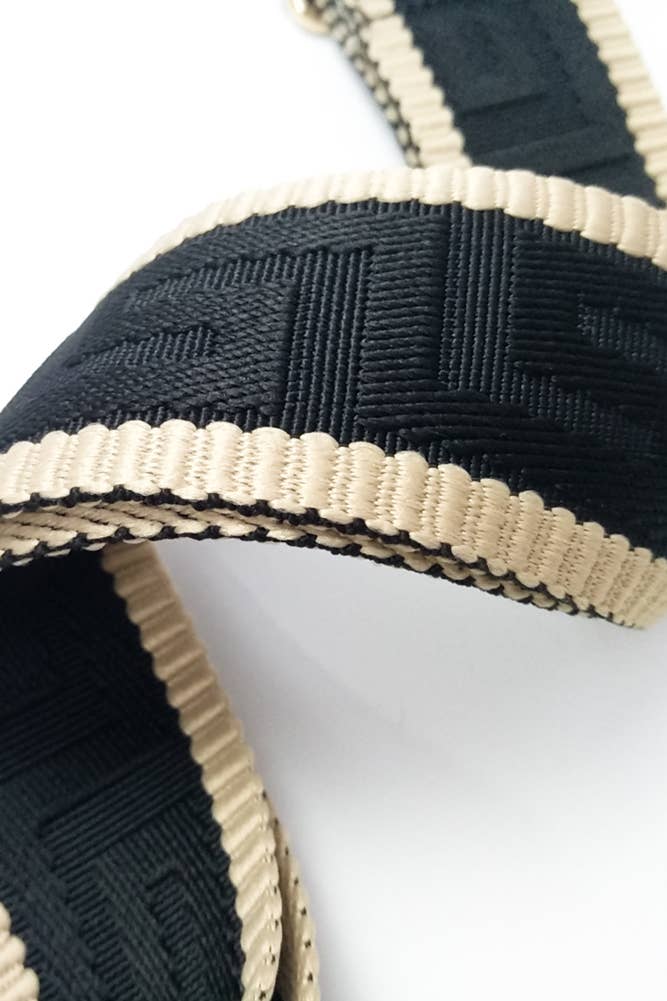 Hana - Vente Sangle pour sac – femme - Sangle pour sac à motif géométrique15