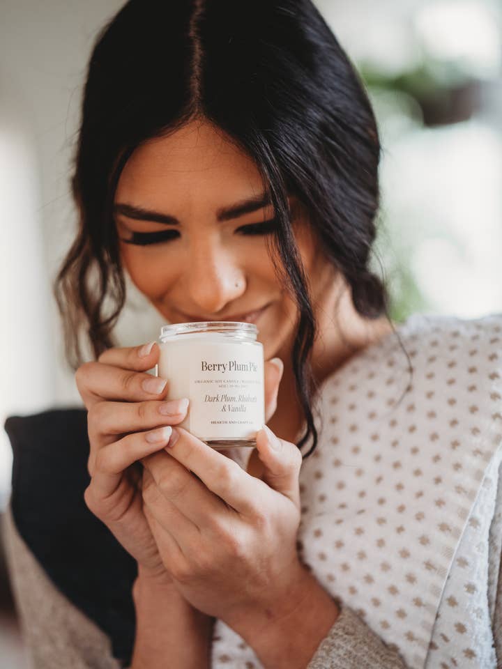 BERRY PLUM PIE for wholesale by Hearth and Craft Candle Co.