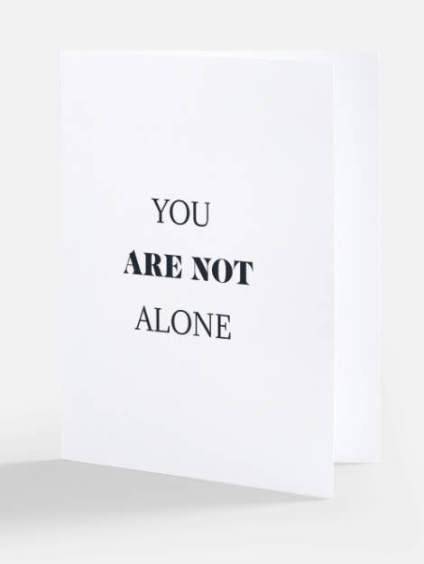 You Are Not Alone (Sympathy, Health, Depression) FREE Breathing Technique Inside for wholesale by The Breath Spa