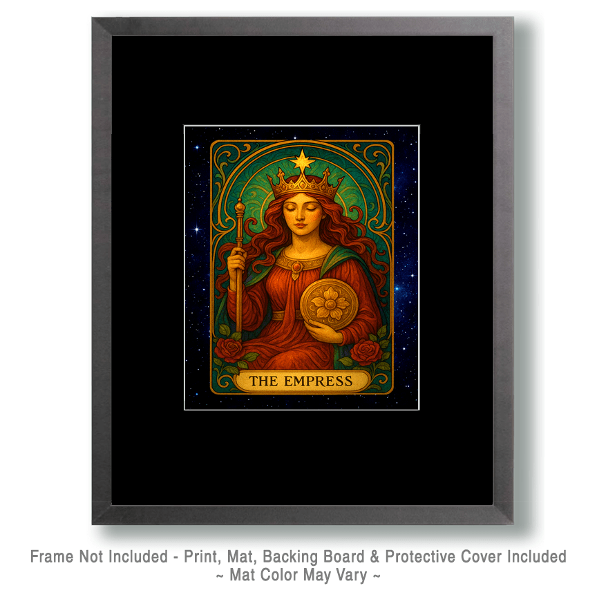 Mowbi - Wholesale Art Print - The Empress - Tarot Card Art Prints – 8″x10″ Artwork for 11″x14″ Frame1