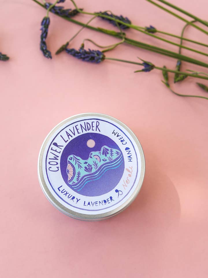 Lavender & Neroli Hand Cream | Made in Wales, eco for wholesale by Gower Lavender