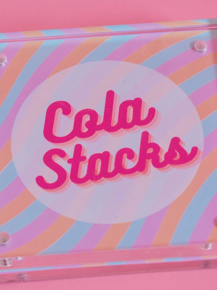 Cola Stacks Acrylic Display for wholesale by Cola Stacks