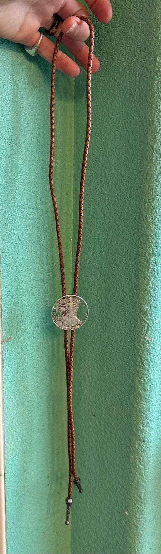 Mountainstruck Coin Rings and Jewelry - Wholesale Necktie - Men's - U.S. Silver Eagle Hand Cut Coin Bolo Tie1