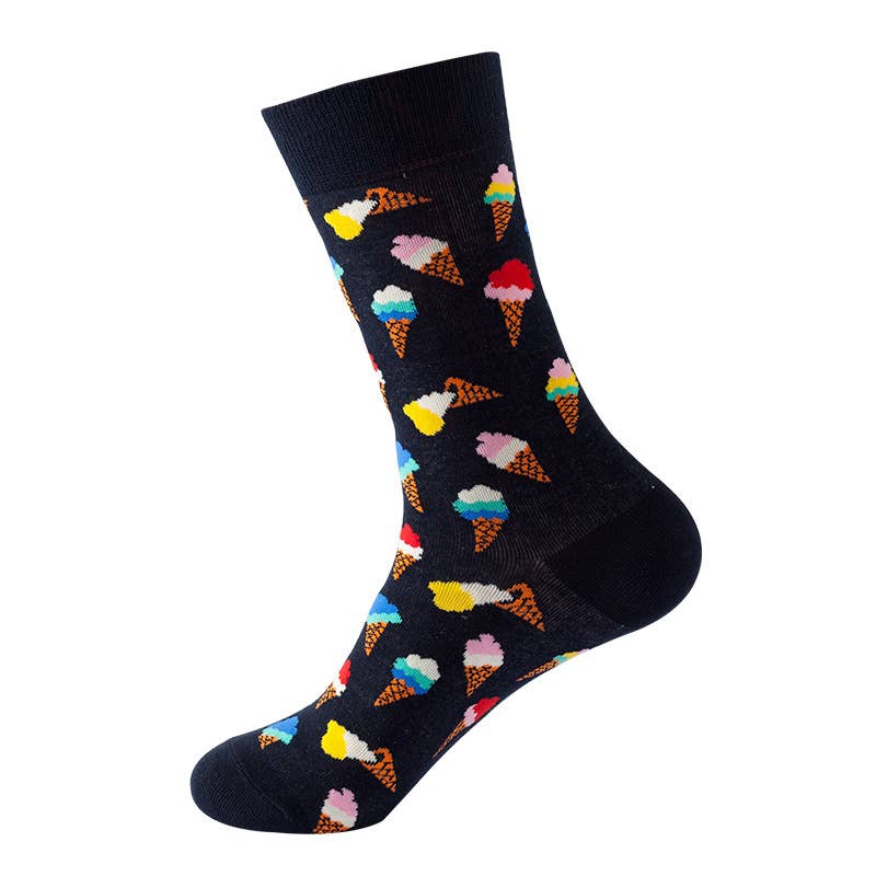 Tourtiwi - Wholesale Socks - Unisex - Creative food series mid-calf socks casual socks