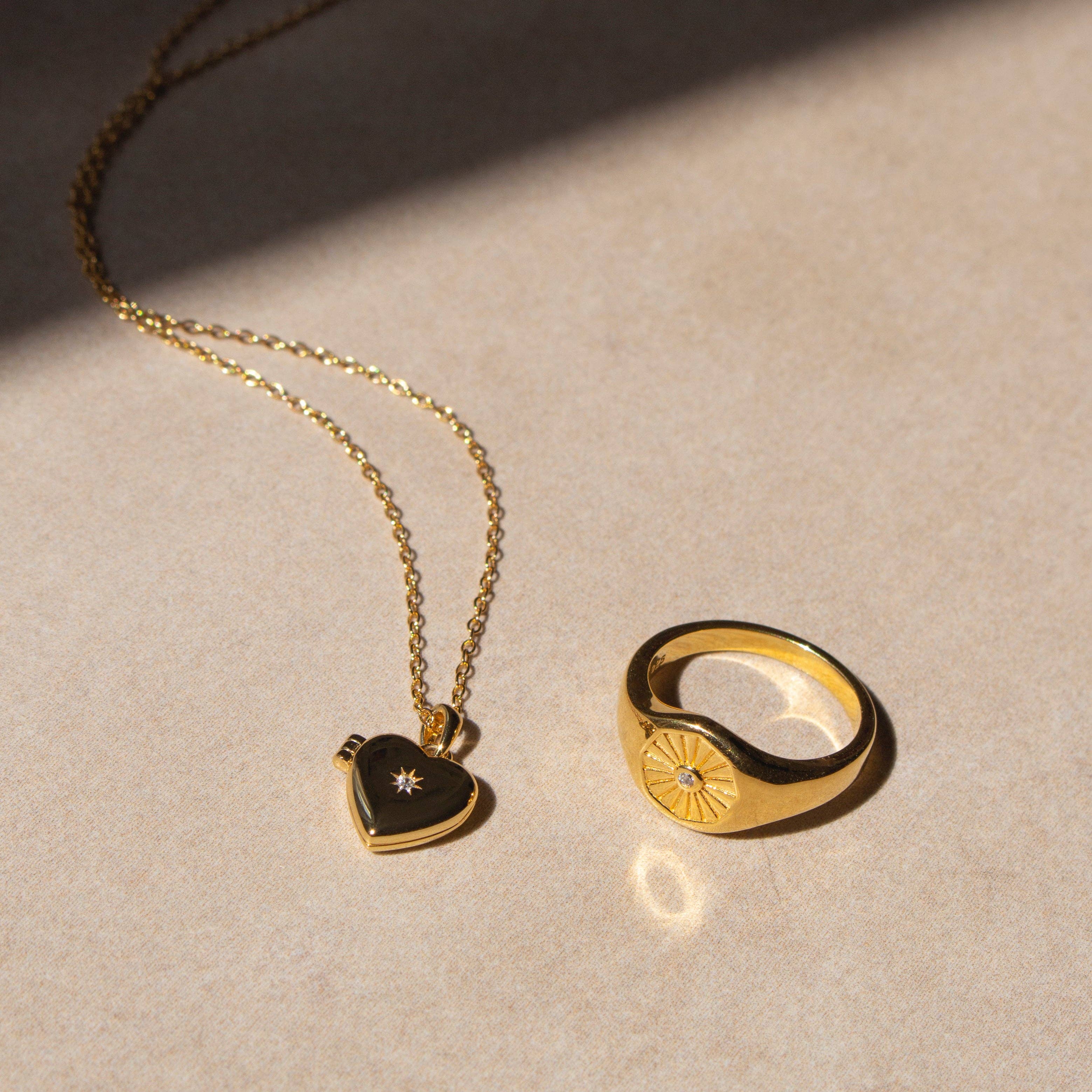 fyb jewelry - Vendita all'ingrosso Collane con medaglione - MEDAGLIONE CUORE CIMELIO ORO1