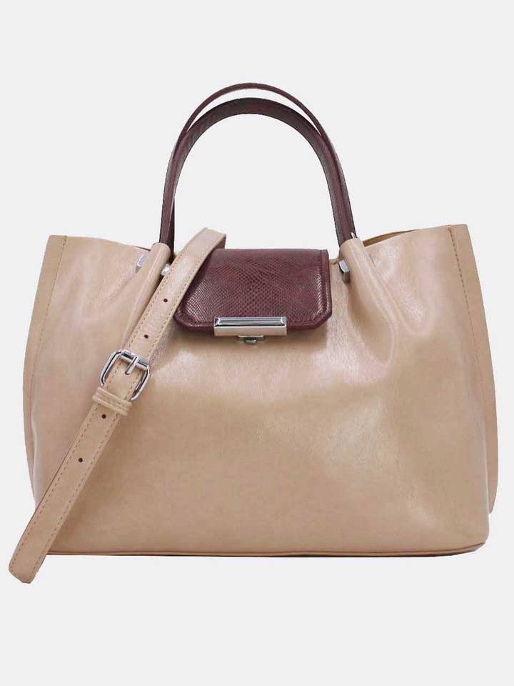 Leather effect handbag-6749 for wholesale by Tom&Eva (F.D.M diffusion)