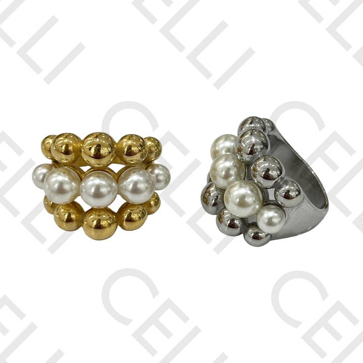 Steel Ring for wholesale by Celli Biju