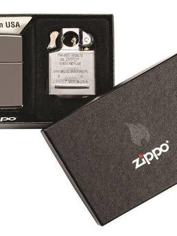 Black Ice® & Pipe Insert Gift Set for wholesale by Zippo Manufacturing Company