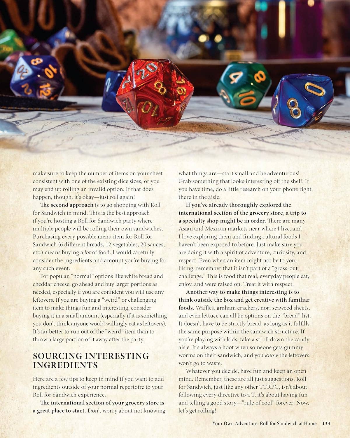 Fox Chapel Publishing - Wholesale Cookbooks & Food - Roll for Sandwich® Cookbook for Gaming Enthusiasts2