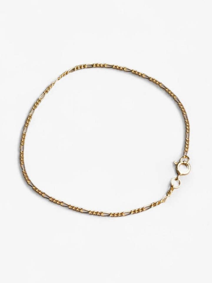 Signatur-Kettenarmband | 18 Karat Gold Vermeil für den Großhandel von Nusands